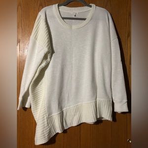 Maurices Asymmetrical Ribbed Sweater